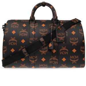 MCM Ottomar Weekender Monogrammed Maxi Duffel Bag